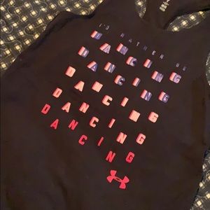 UA I’d rather be dancing racer back tank